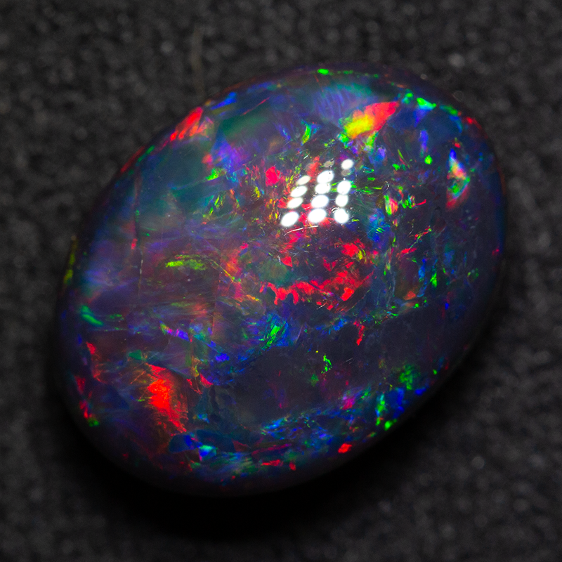 3.68 ct black opal 11.4x8.7x5.9mm