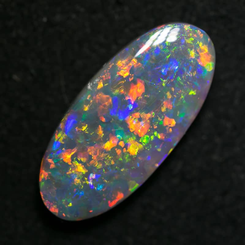 3.73 ct dark opal gem 17x8x4mm