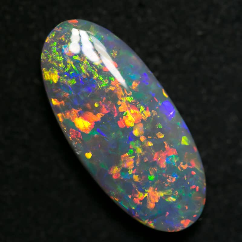 3.73 ct dark opal gem 17x8x4mm