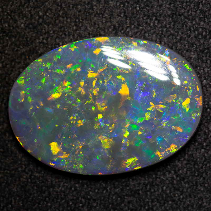 3.76 ct black opal 17x12.1x2.7mm