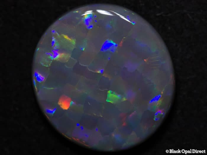 3.86 ct harlequin semi black opal 13x12.5x3mm for Szilard
