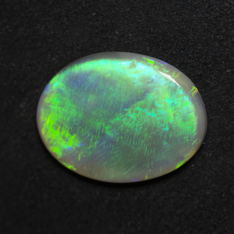 3.93 ct dark opal 15.9x12.1x3mm