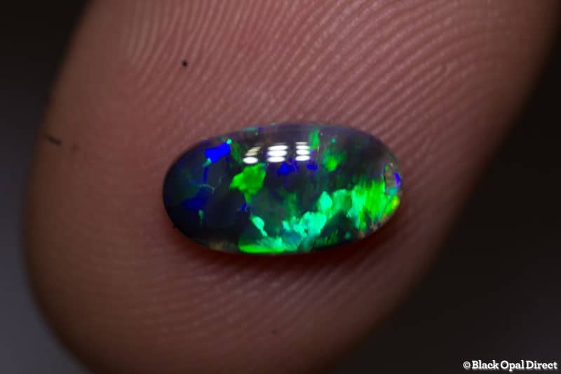 1.05 ct black opal 10x6x3mm