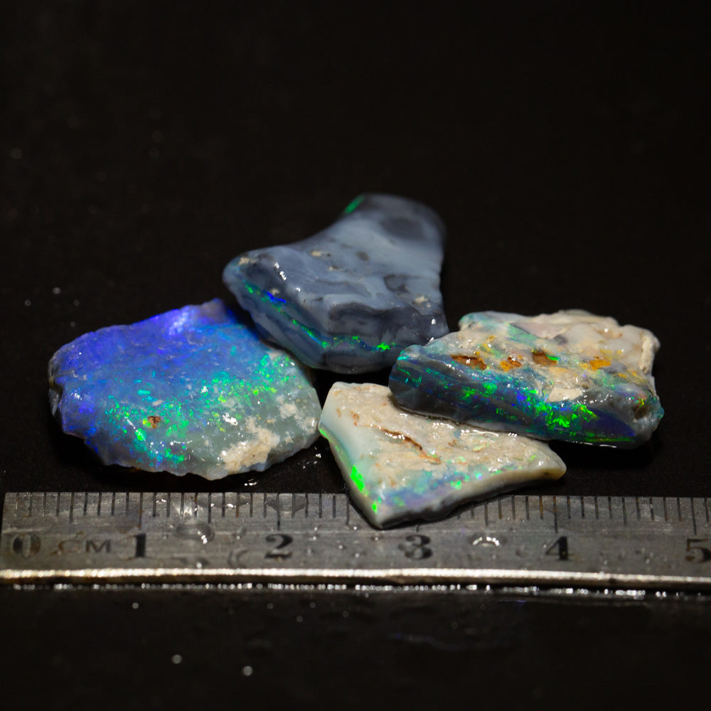 32 ct rough opal parcel 4pc