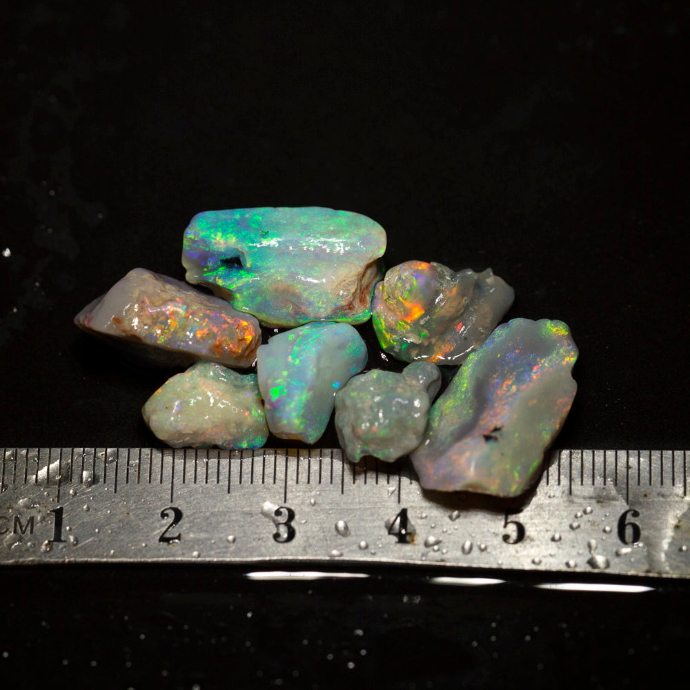 32 ct rough opal parcel 7pc