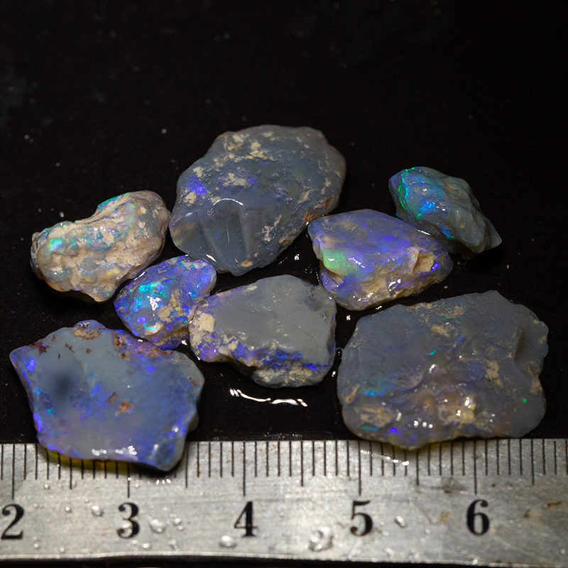 33 ct rough opal parcels 8pc