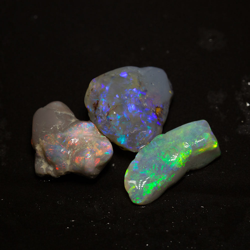 33 ct rough opal parcel 3pc