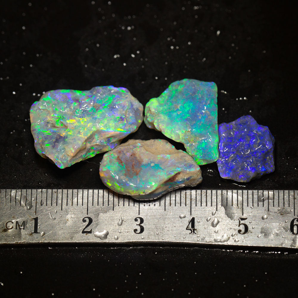 33 ct rough opal parcel 4pc