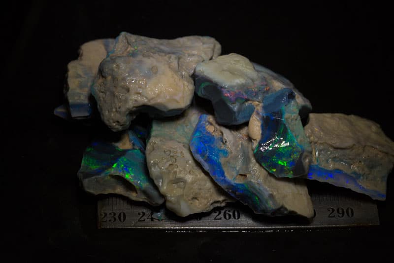 340 ct rough opal parcel for advanced opal cutters