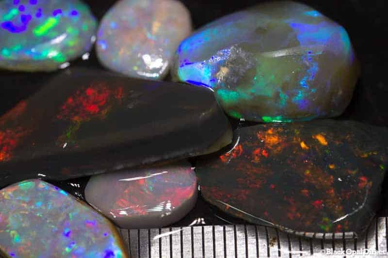 35 ct opal rubs 7 pieces
