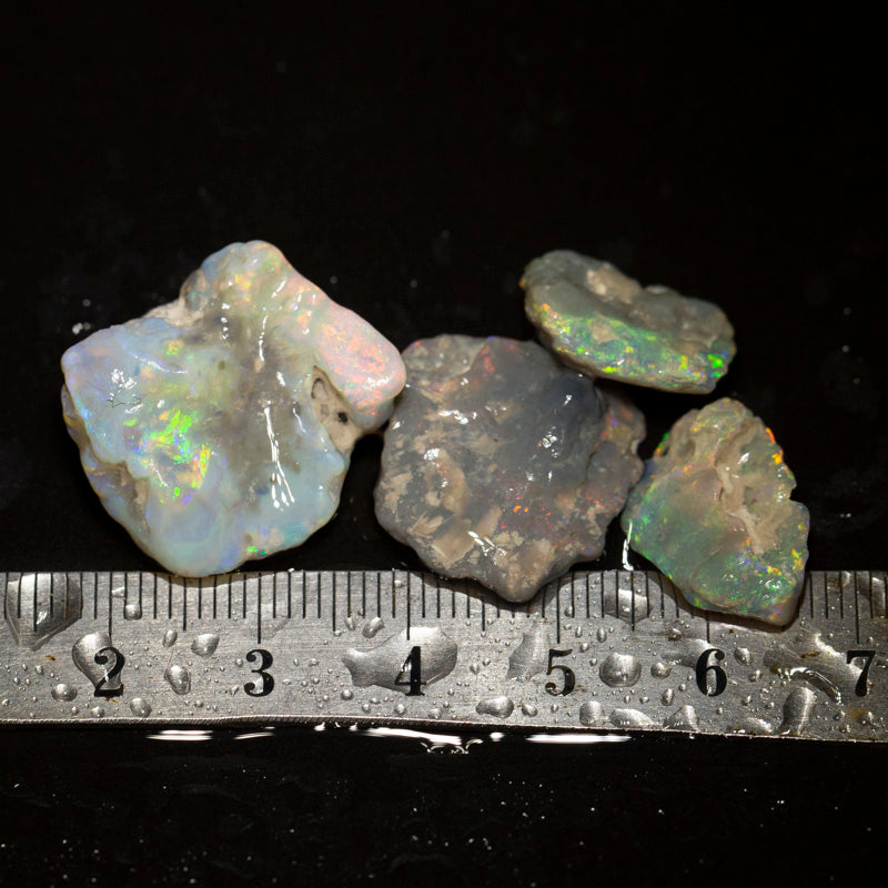 36 ct rough opal parcel 4pc