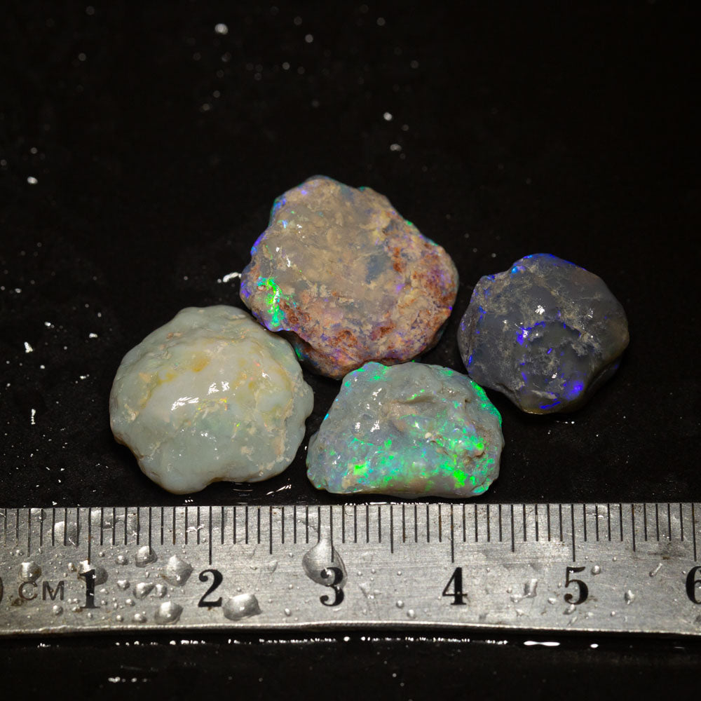 37 ct rough opal parcel 4pc