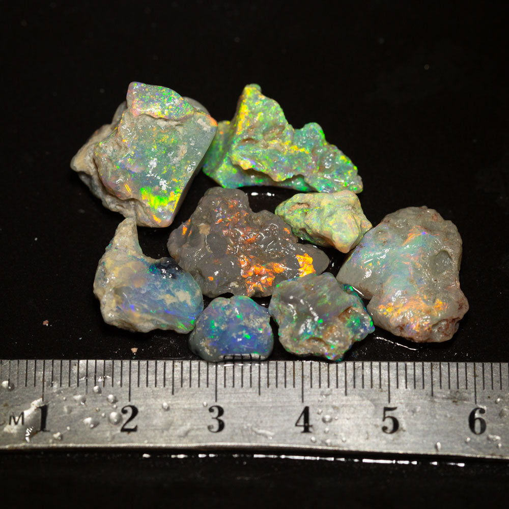 38 ct rough opal parcel 8pc