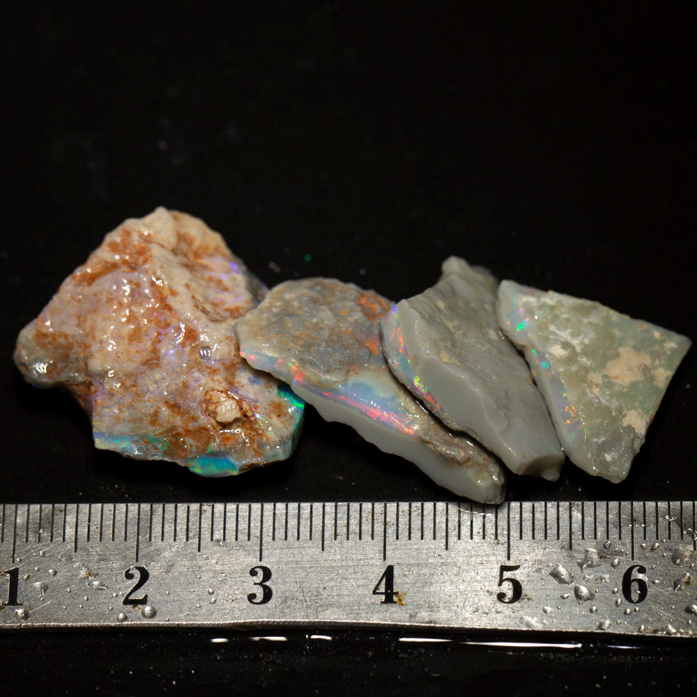 38 ct rough opal parcel 4pc