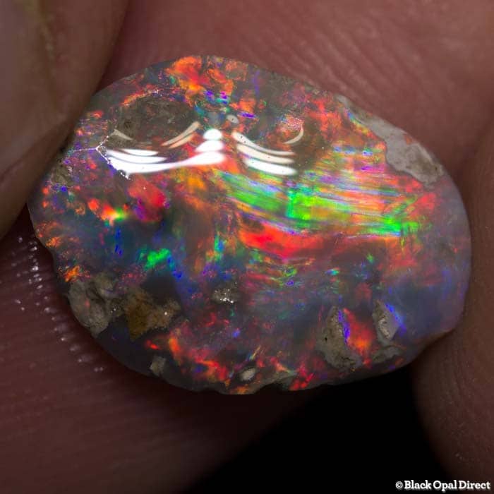 4.02ct gem red rough opal piece