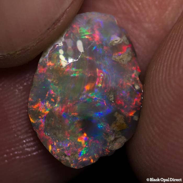 4.02 ct rubbed opal piece 16mm across