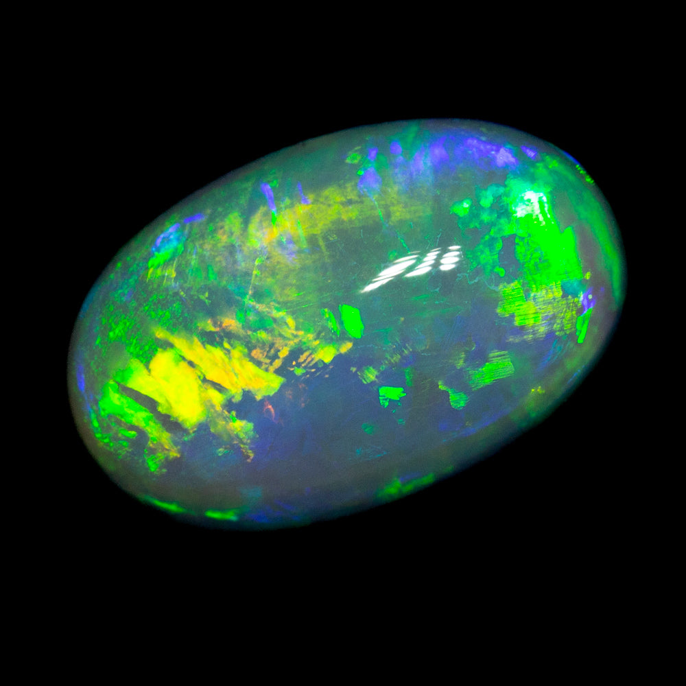 4.14 ct gem dark opal 13.6x8.7x5.4mm
