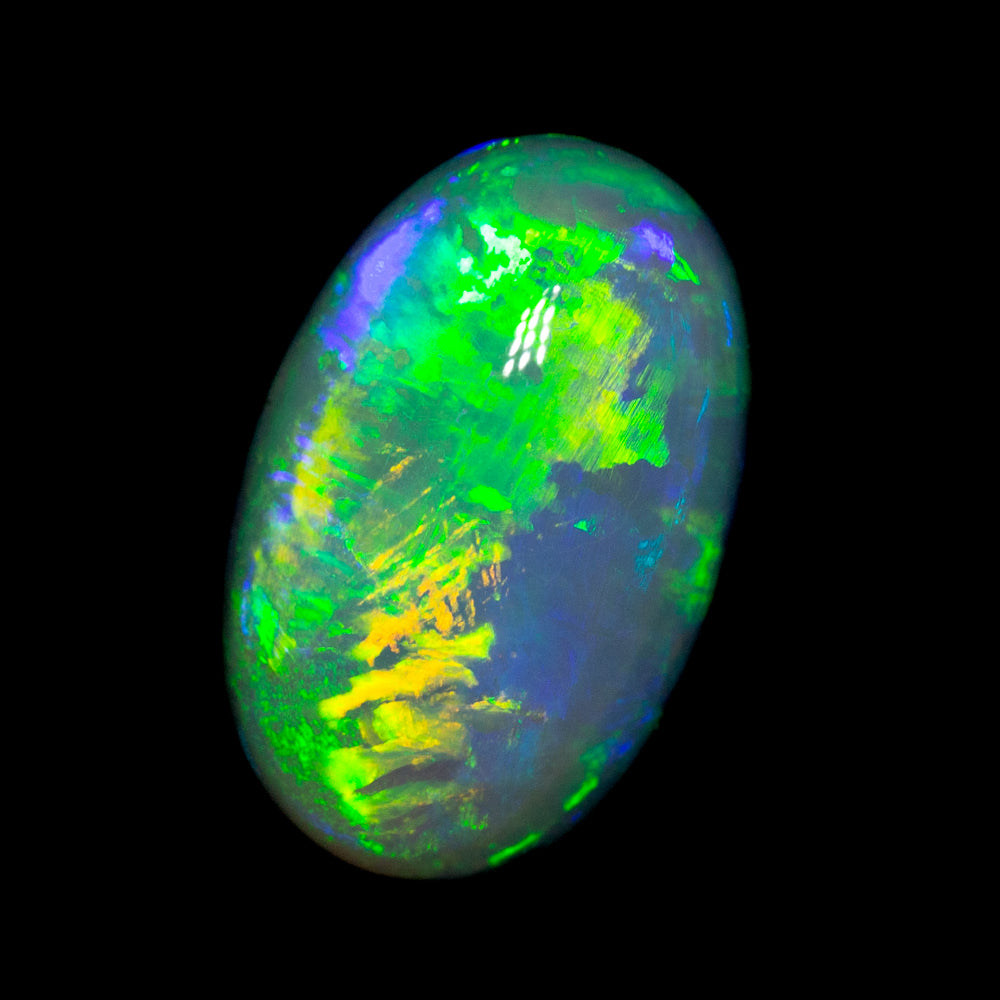 4.14 ct gem dark opal 13.6x8.7x5.4mm