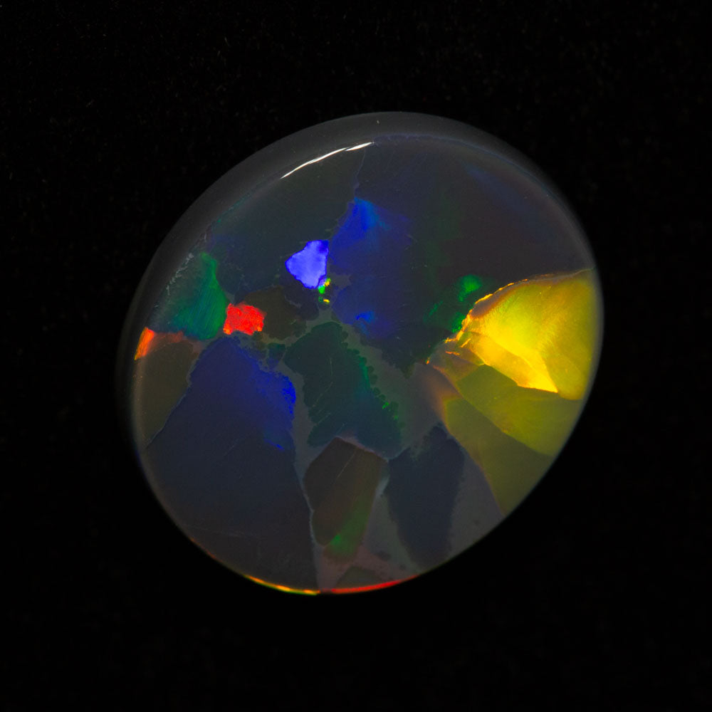 4.15 ct black opal 13.4x11.6x3.7mm