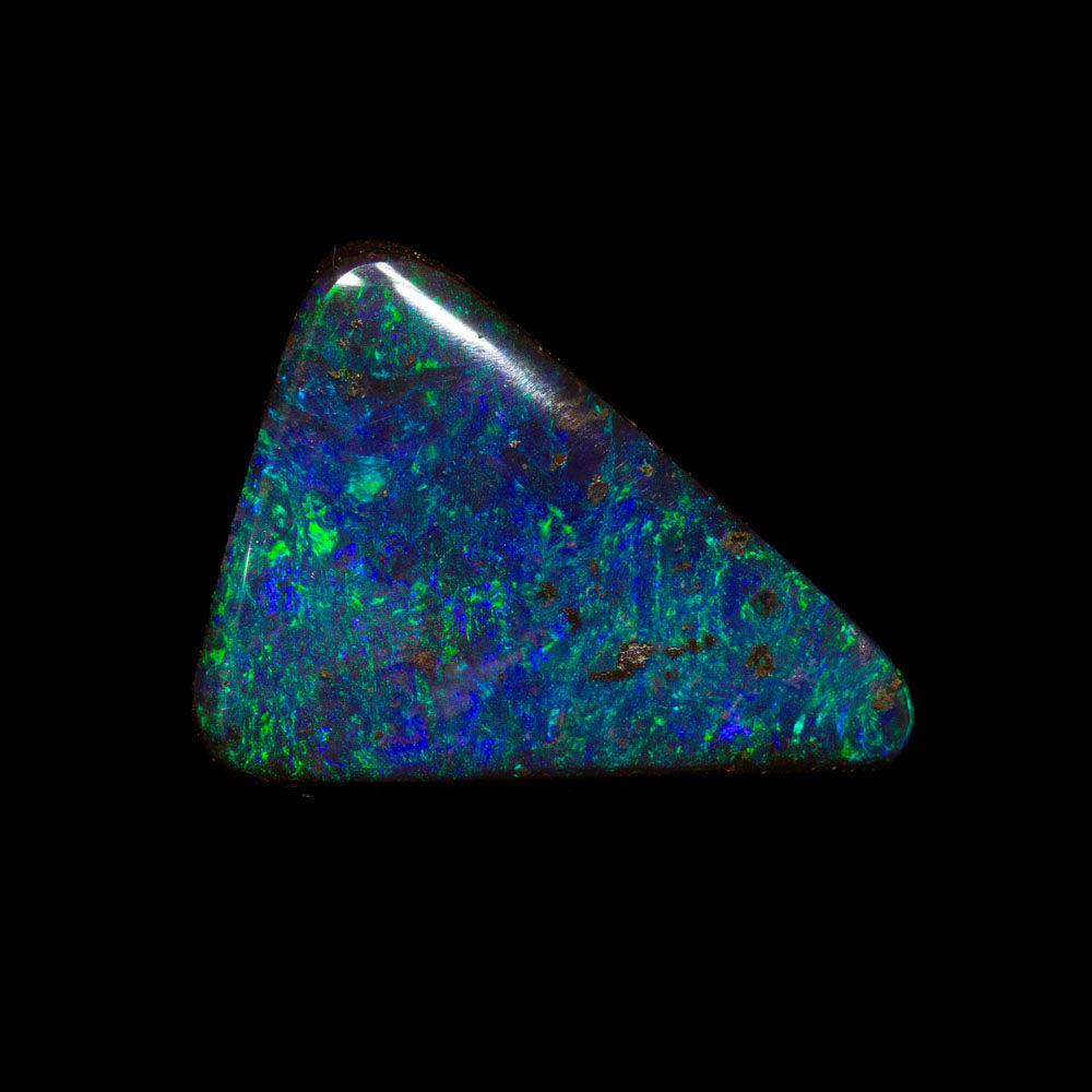 4.34 ct boulder opal 13.6x10.7x3.6mm