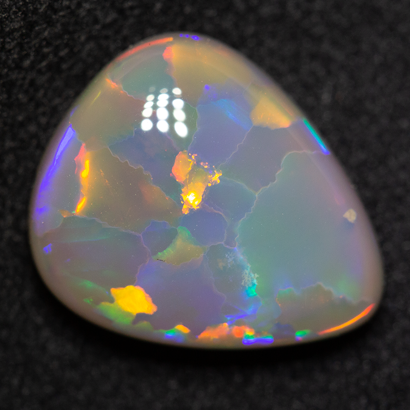 4.37 ct dark opal drop 13.3x11x4.7mm