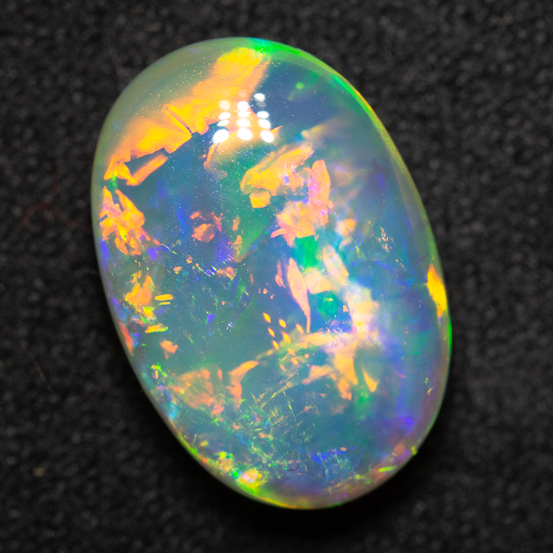 4.39 ct double-sided gem crystal opal 13.5x9.2x5.5mm