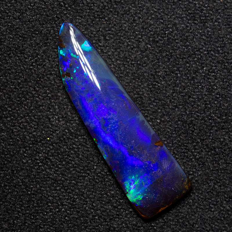 4.48 ct boulder opal 22.3x6.4x3.1mm