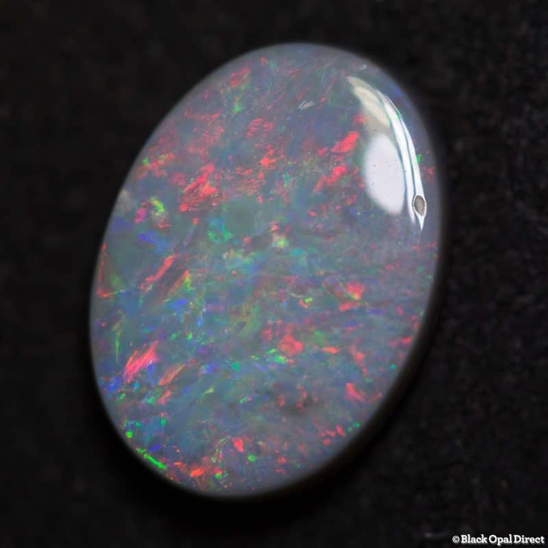 4.50 ct semi black opal 15x11x4mm