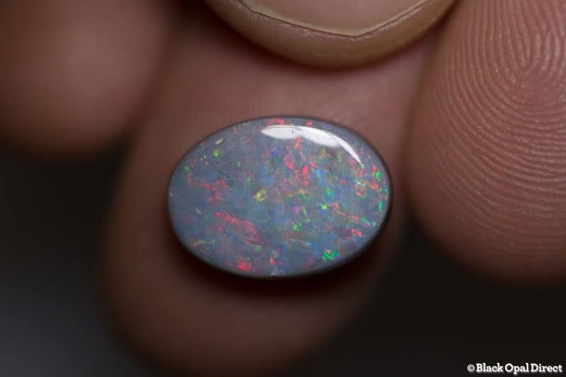 4.50 ct semi black opal 15x11x4mm