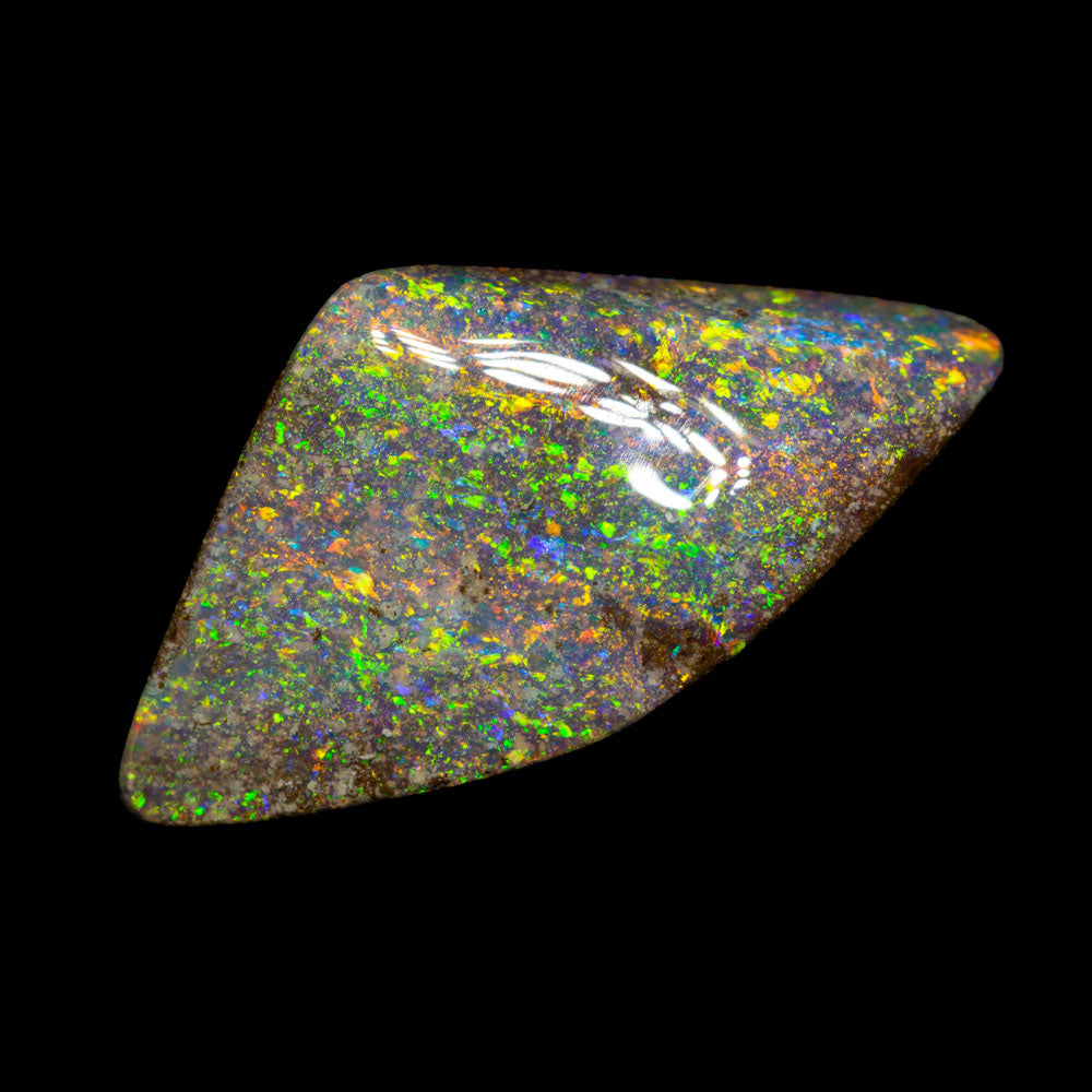 4.54 ct boulder opal 19.7x10.3x4mm