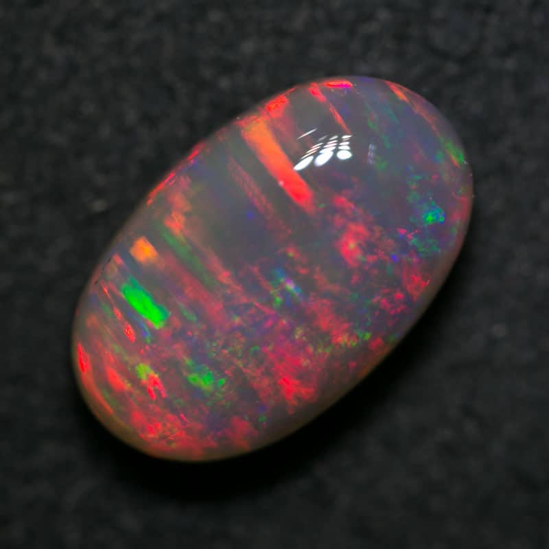 4.54 ct dark crystal opal double sided