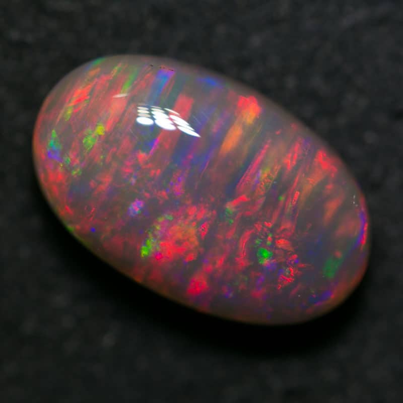 4.54 ct dark crystal opal double sided