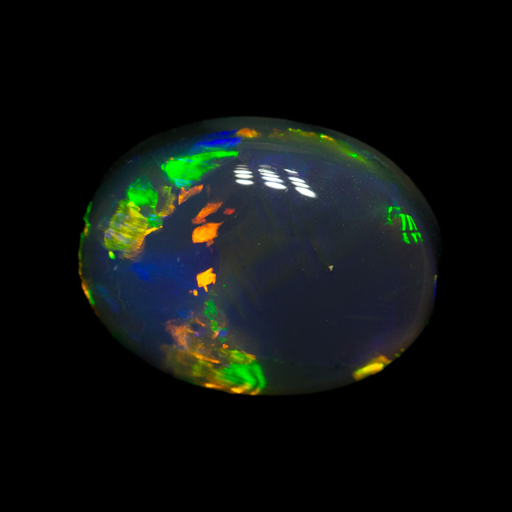 4.61 ct gem balck opal 12.5x9.3x6.3mm