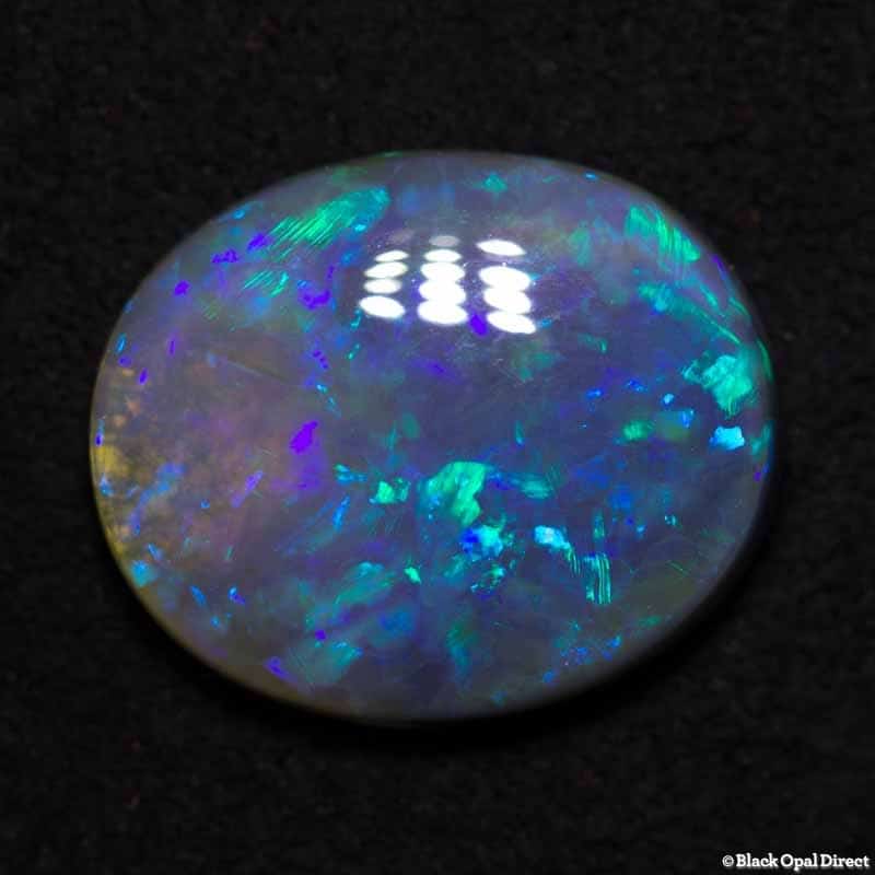 4.63 ct semi black opal 14x12x4mm