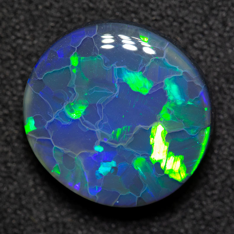4.66 ct black opal 12.4x11.6x5mm