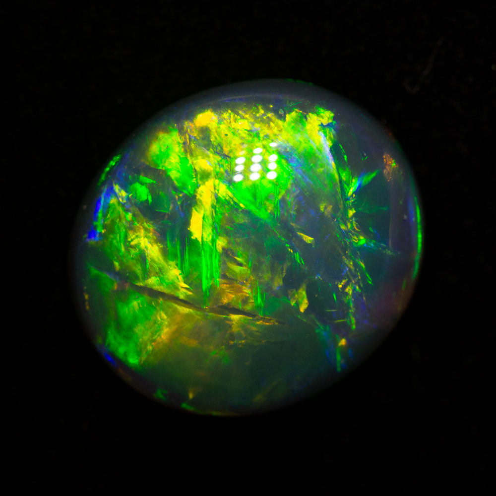 4.70 ct gem black opal 13x11.7x5.1mm