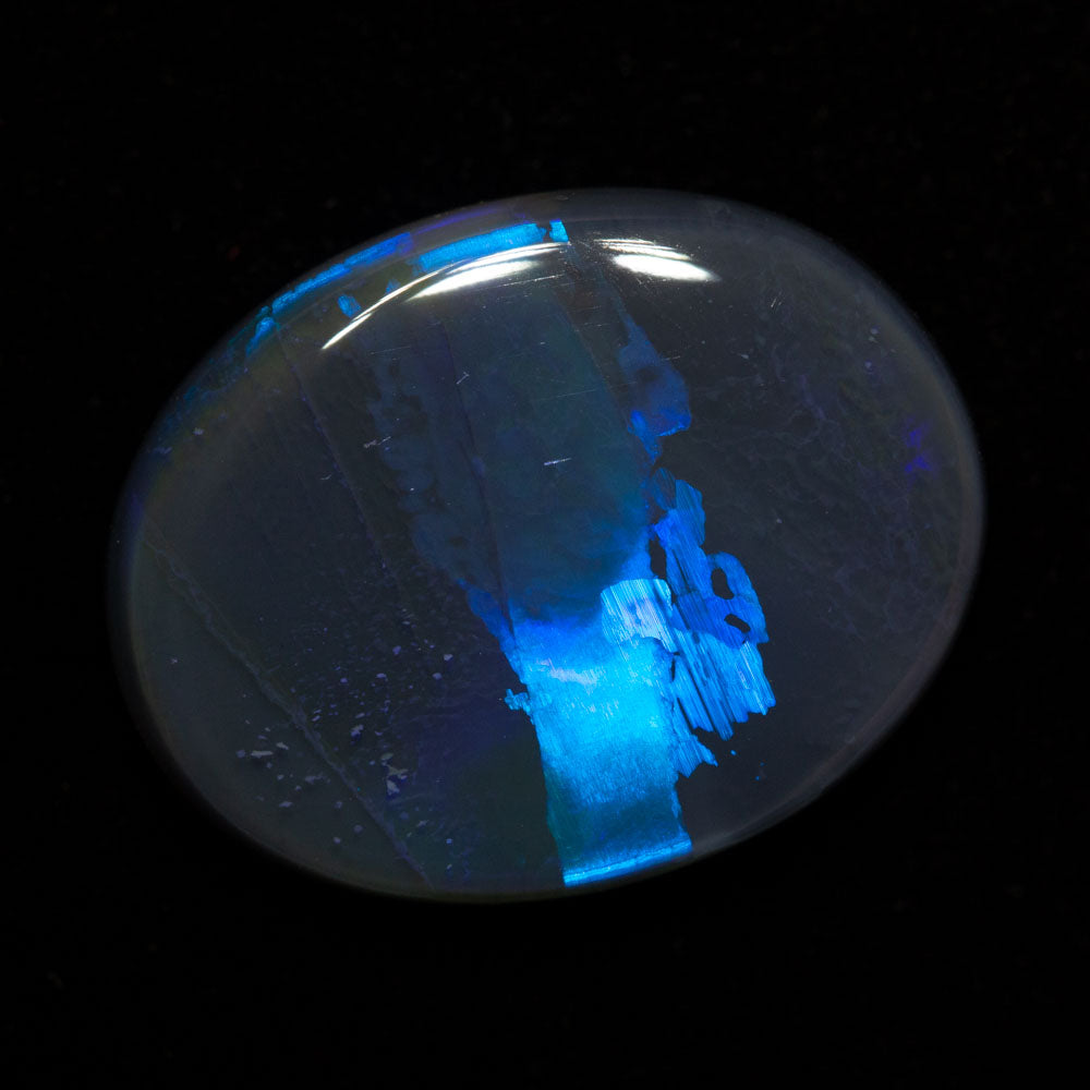 4.70 ct black opal 15.5x12.2x3.8mm