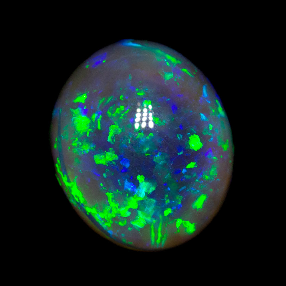 4.72 ct gem black opal 11.6x10x6.8mm