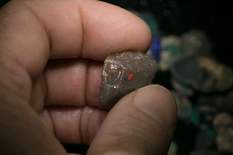 400 ct rough and rubbed opal parcel