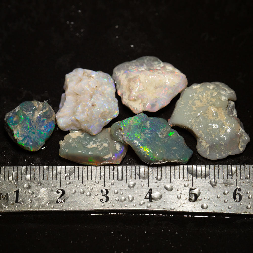 40 ct rough opal parcel 6pc