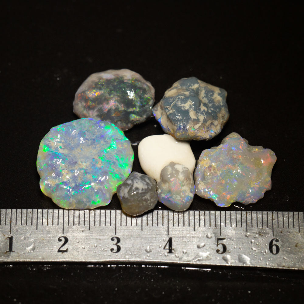 41 ct rough opal parcel 6pc