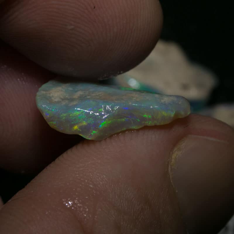 41 ct rough opal parcel for intermediate opal cutters 9 pc