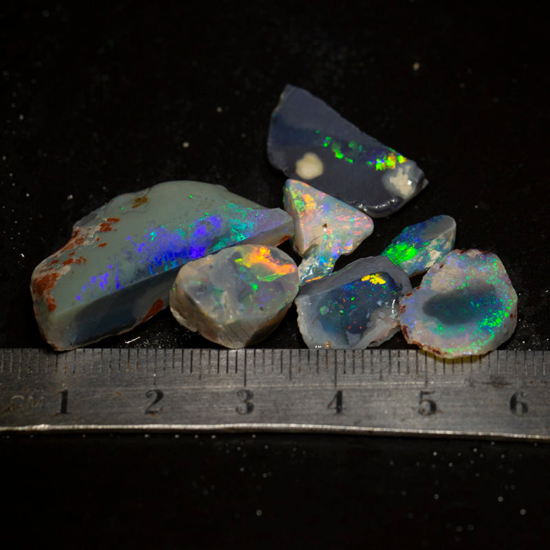 42 ct rough opal parcel 7pc