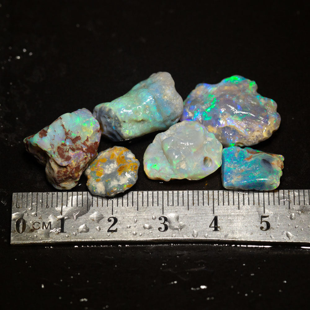42 ct rough opal parcel 6pc