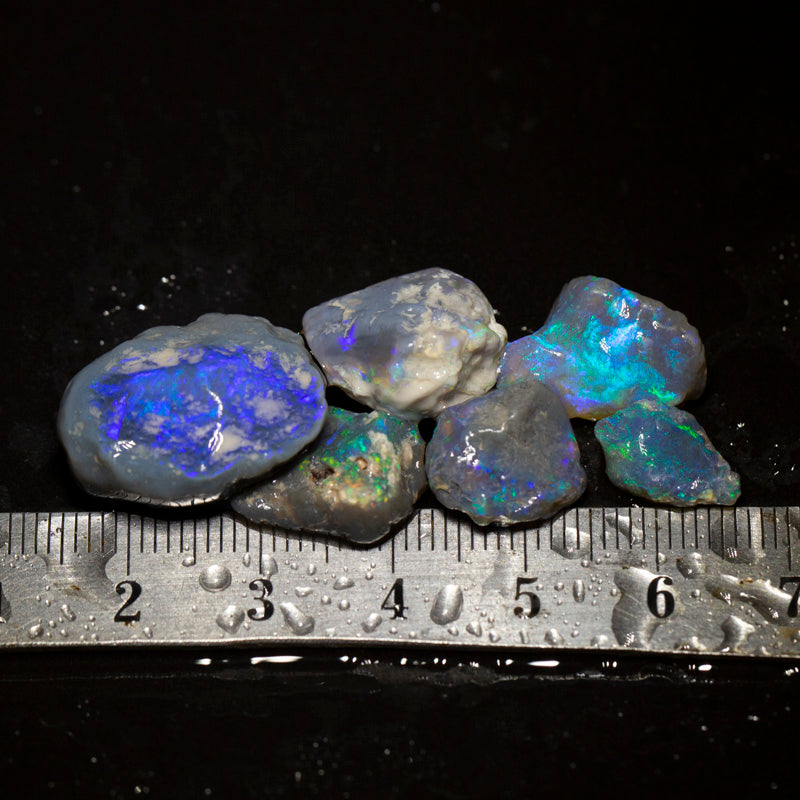 43 ct rough opal parcel 6pc
