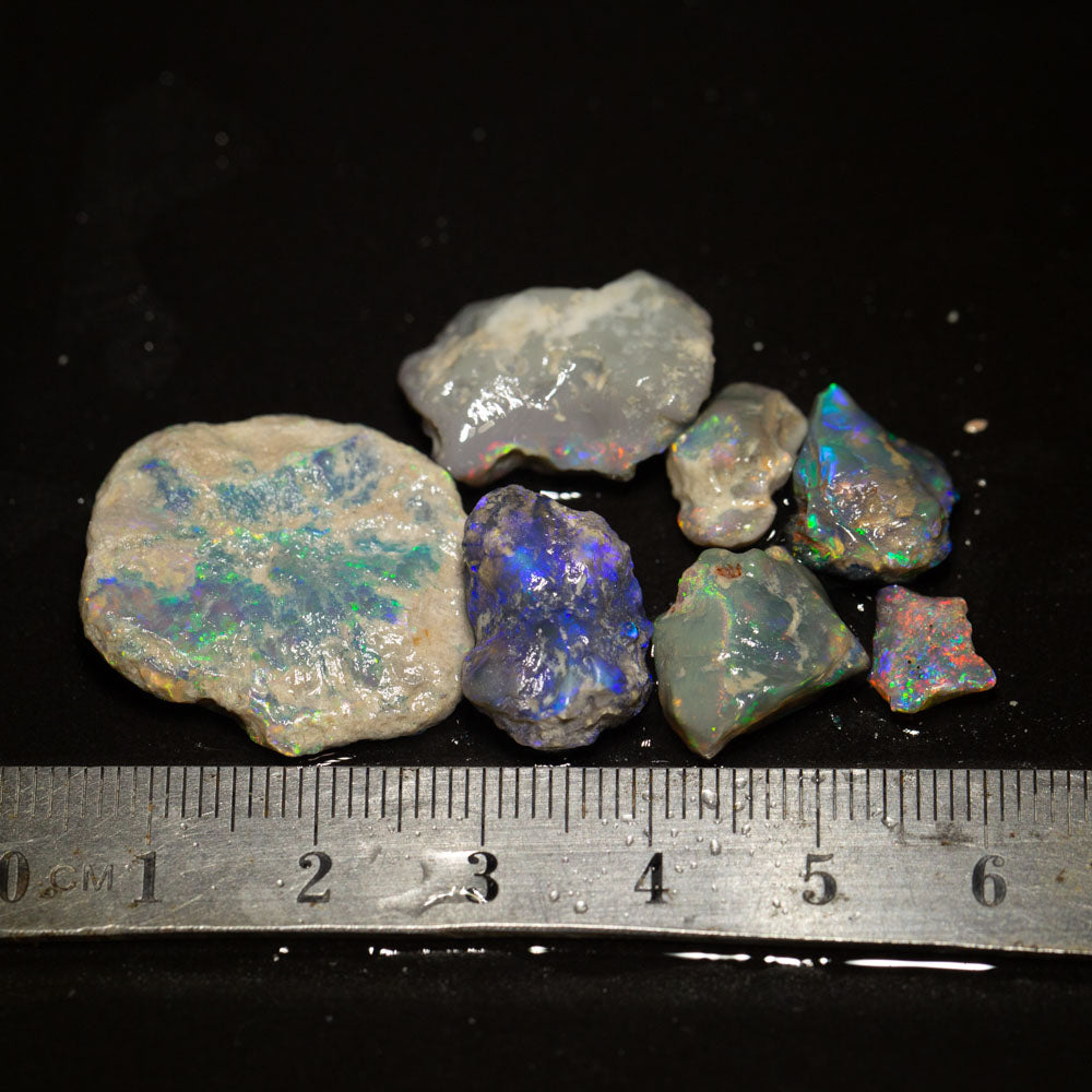 43 ct rough opal parcel 7pc