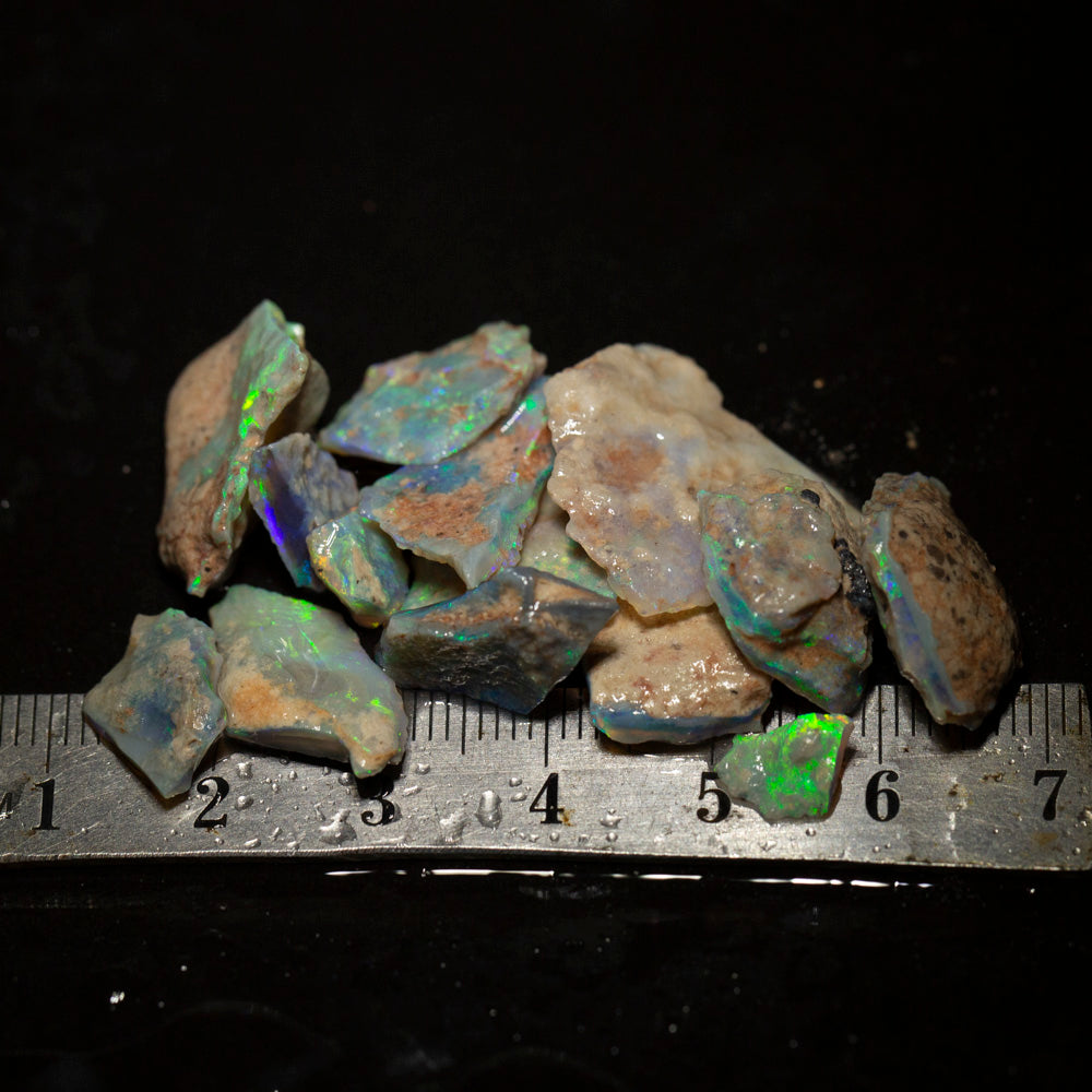 45 ct rough opal parcel 14pc