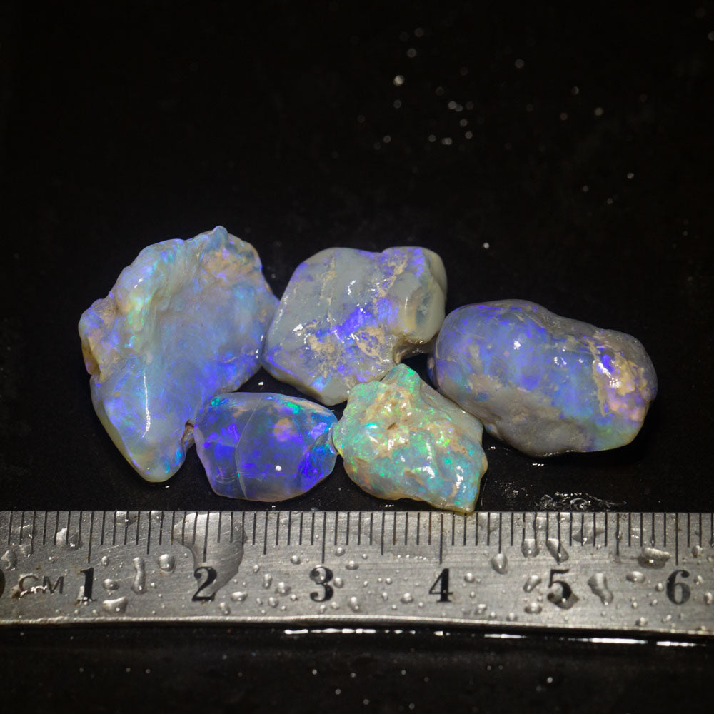 47 ct rough opal parcel 5pc