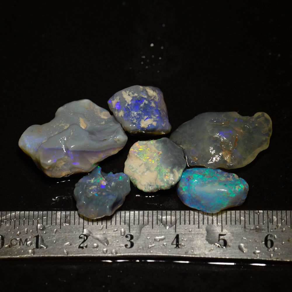 47 ct rough opal parcel 6pc