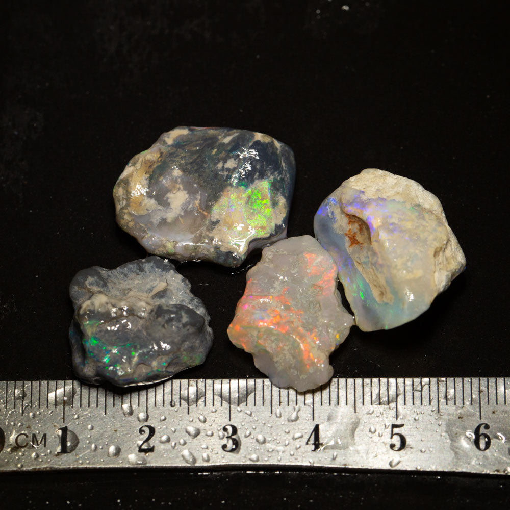 48 ct rough opal parcel 4pc